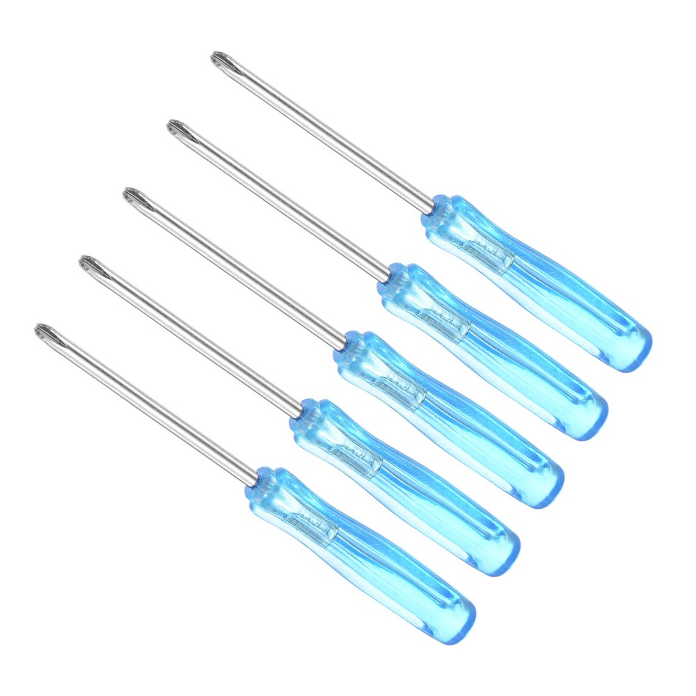 5pcs Small Phillips Screwdriver 2.0mm 65mm with Anti-Slip Grip