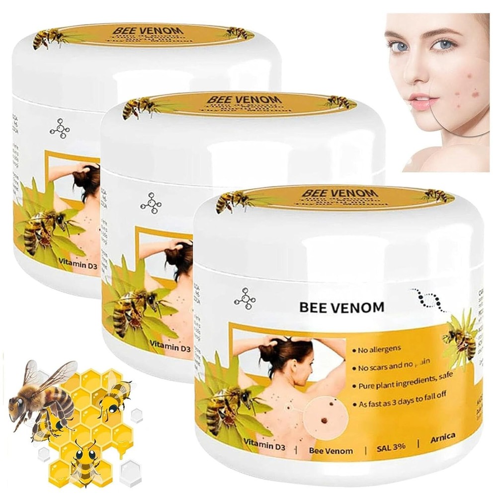 3Pcs Bee Venom Cream for Skin Repair Professional 2024 Formula