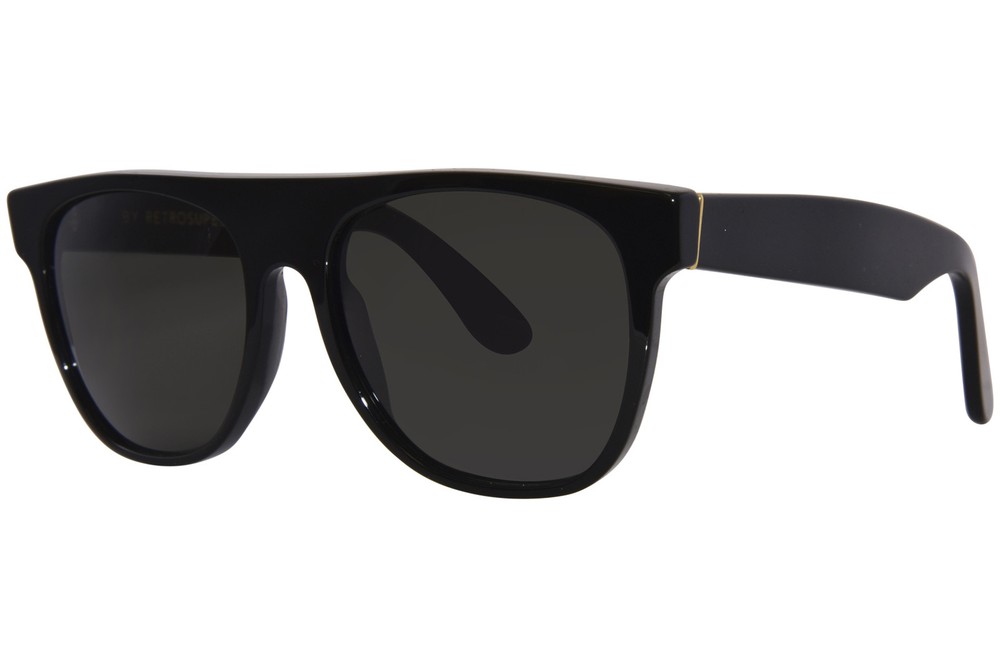 RetroSuperFuture Flat-Top 557/L SP8 Sunglasses Black/Grey Square Shape 57mm