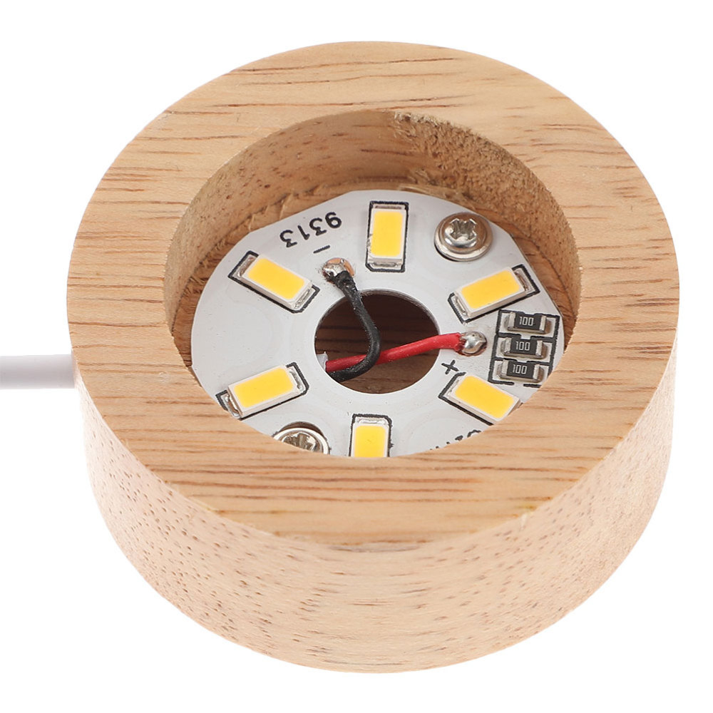 Card Display Shelves Crystal Ball Lamp Holder Night Light Base Unique Design