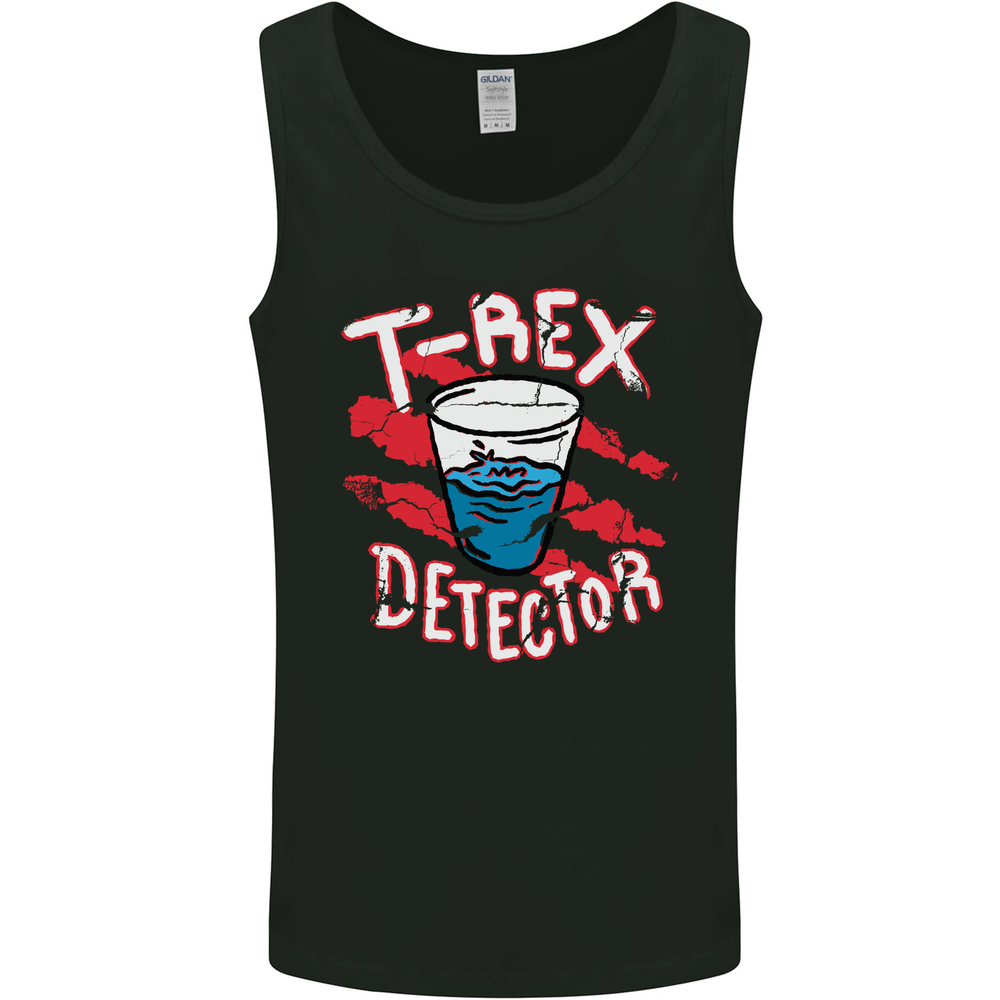 T-Rex Detector Funny Dinosaur Mens Vest Tank Top
