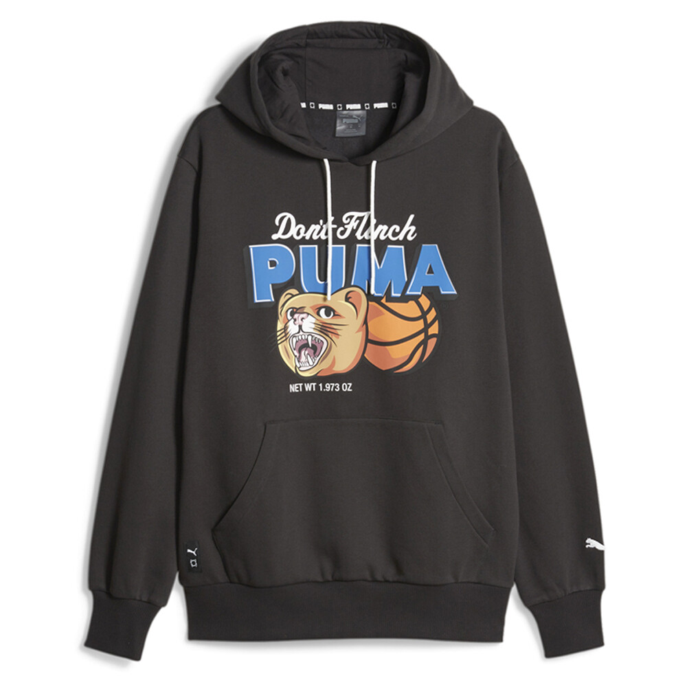 Puma Dylan Black Pullover Hoodie for Men - Stylish Casual Outerwear 62204501