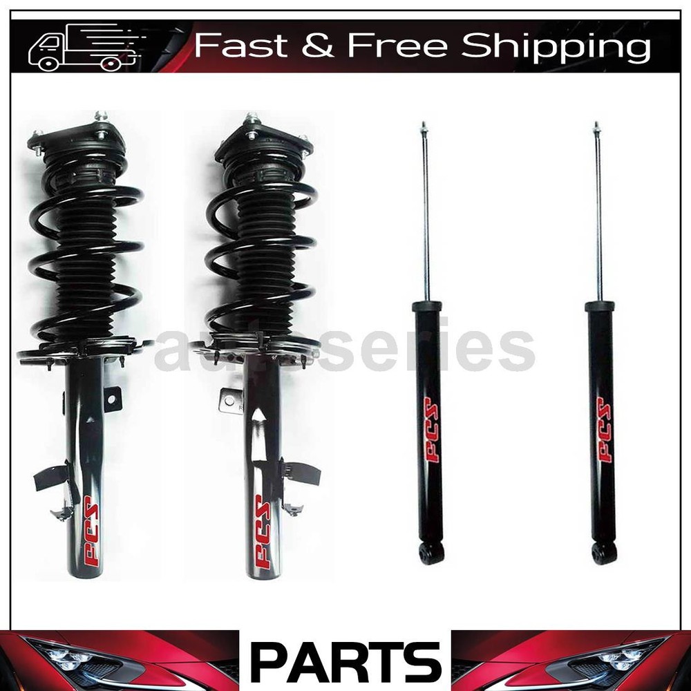 Shock Absorbers Struts with Coil Springs Rear Front For 2014 2018 Ford Escape
