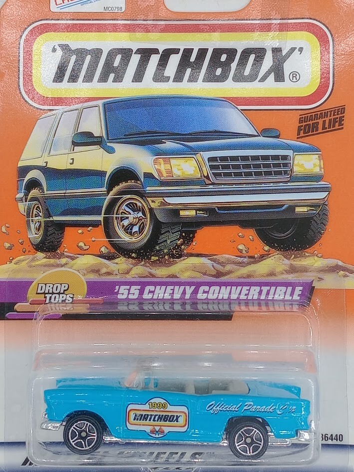 Matchbox 1/64 Drop Tops ’55 Chevy Convertible