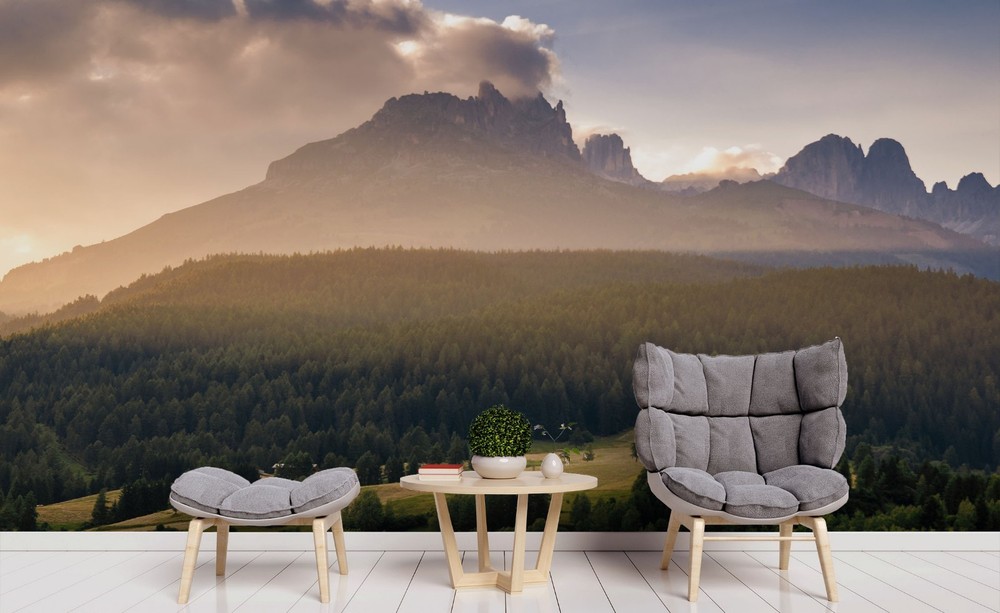 3D Sky Forest Landscape Wall Murals Wallpaper Murals Wall Sticker