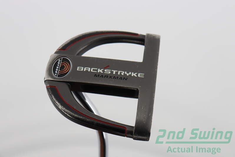 Odyssey Backstryke Marxman Face Balanced Steel Putter Right Handed 35 Inch
