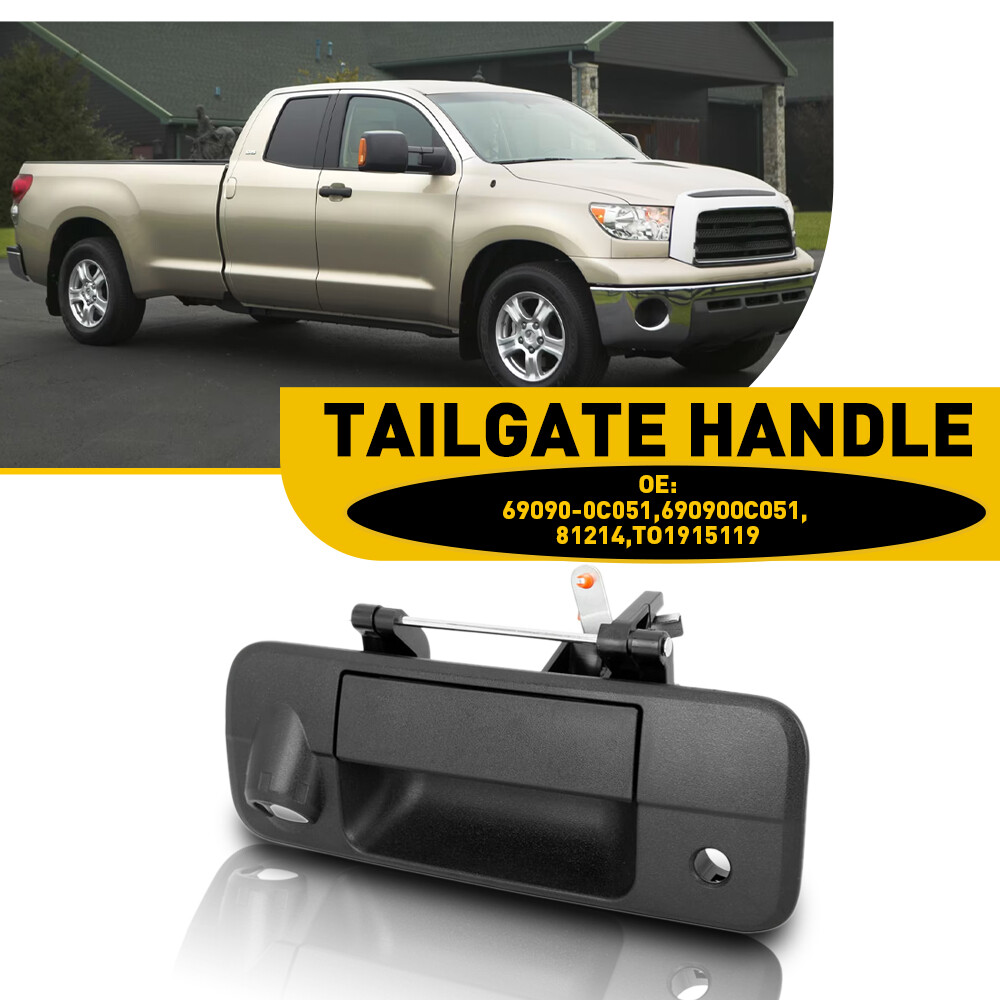 Upgrade Your 2007-2013 Toyota Tundra with a New Tailgate Latch Handle with Camera Hole