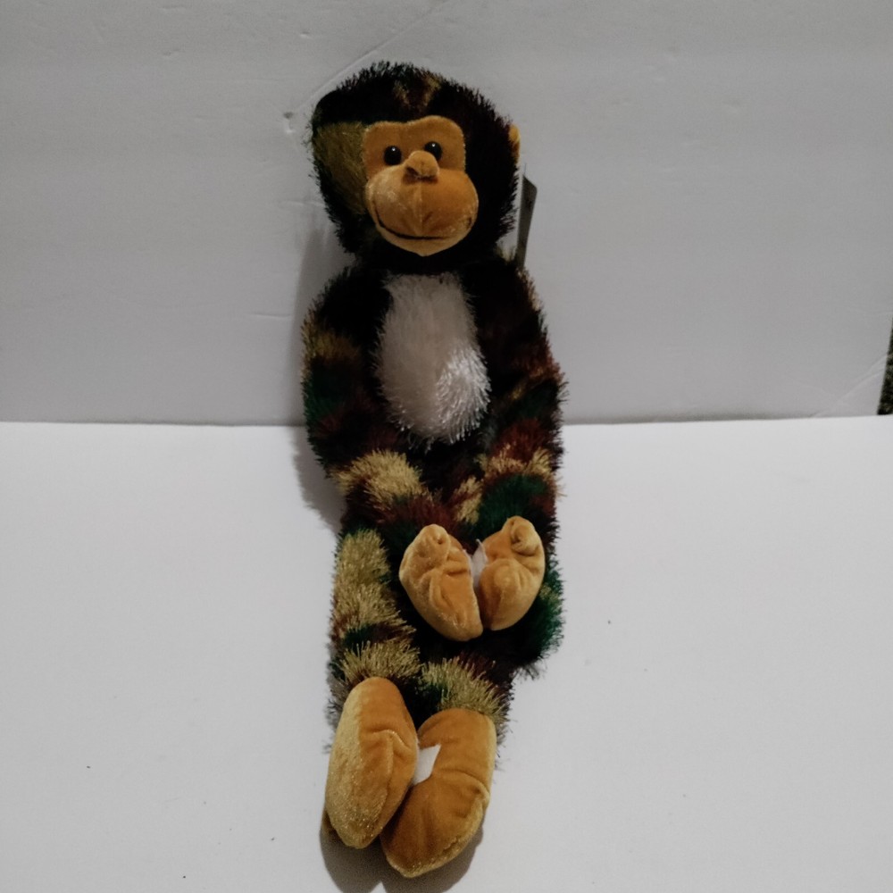 23 Inch Six Flags Camo Monkey Plush Stuffed Animal Theme Park Prize