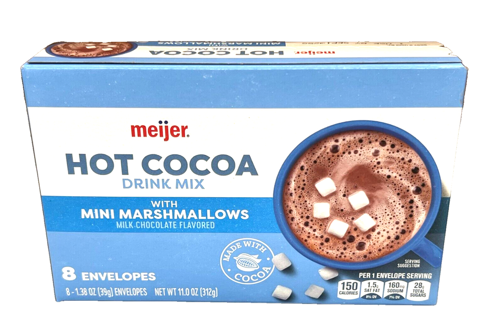 Meijer Hot Cocoa Mix with Mini Marshmallows 11 oz