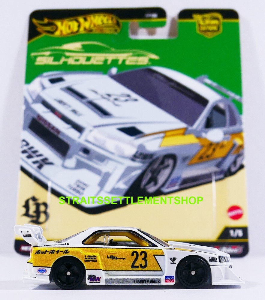 HOT WHEELS 2025 SILUETAS LB-ER34 SUPER SILHOUETTE NISSAN SKYLINE SUELTAS COMO NUEVAS