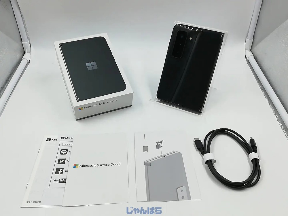 Microsoft Surface Duo 2 Obsidian Laptop Smartphone 128GB SIM-Free Obsidian Black