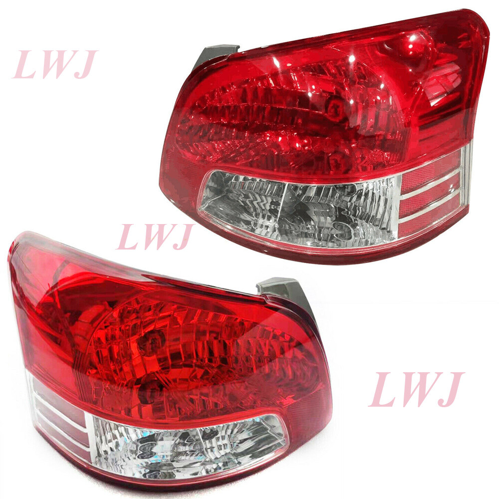 Set Pair of LH+RH Tail Light Rear Lamp For 2007-2012 Toyota Yaris Sedan 4-Door
