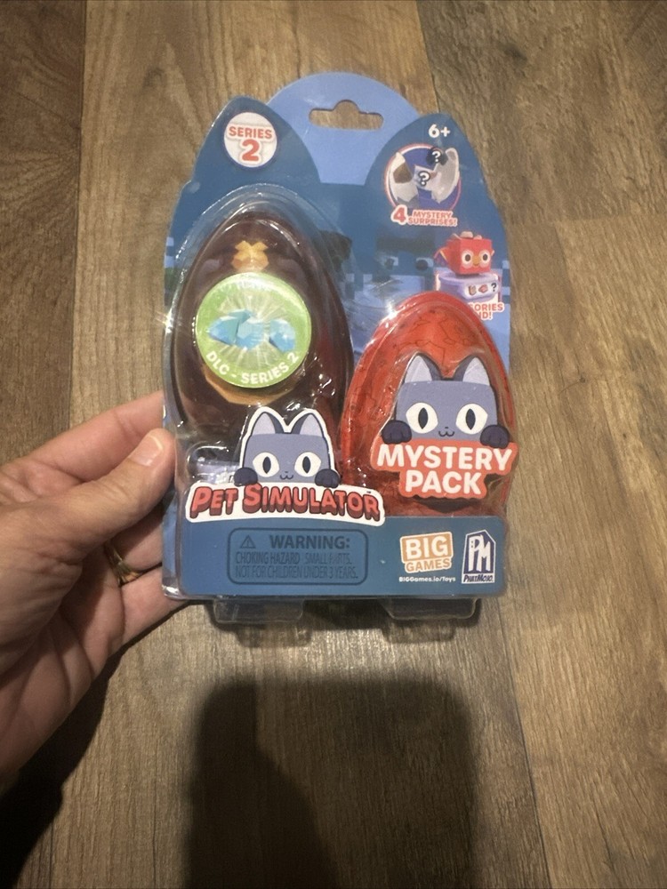 Pet Simulator X Series 2 Big Games 2 Pack Mystery Eggs Rare DLC Code NEW In Hand