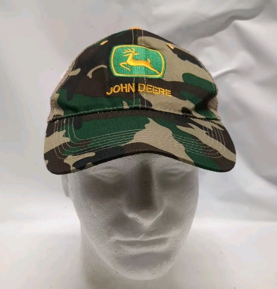 John Deere Camo Trucker Hat New With Tags
