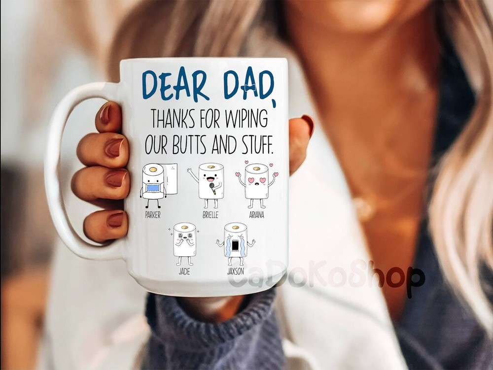Custom Dad Coffee Mug Funny Mug For Dad Personalized Gift For Dad Fathers Day