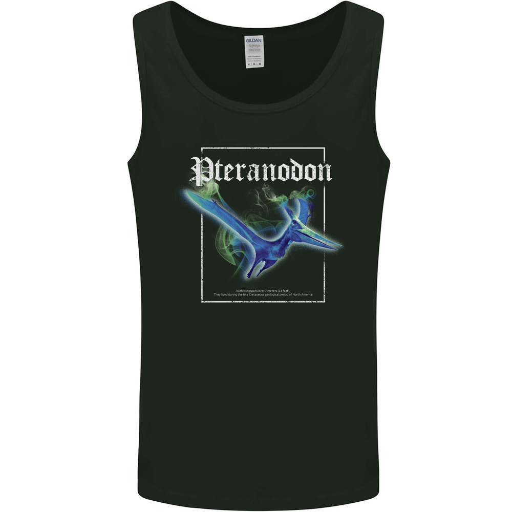 Pteranodon Dinosaur Mens Vest Tank Top