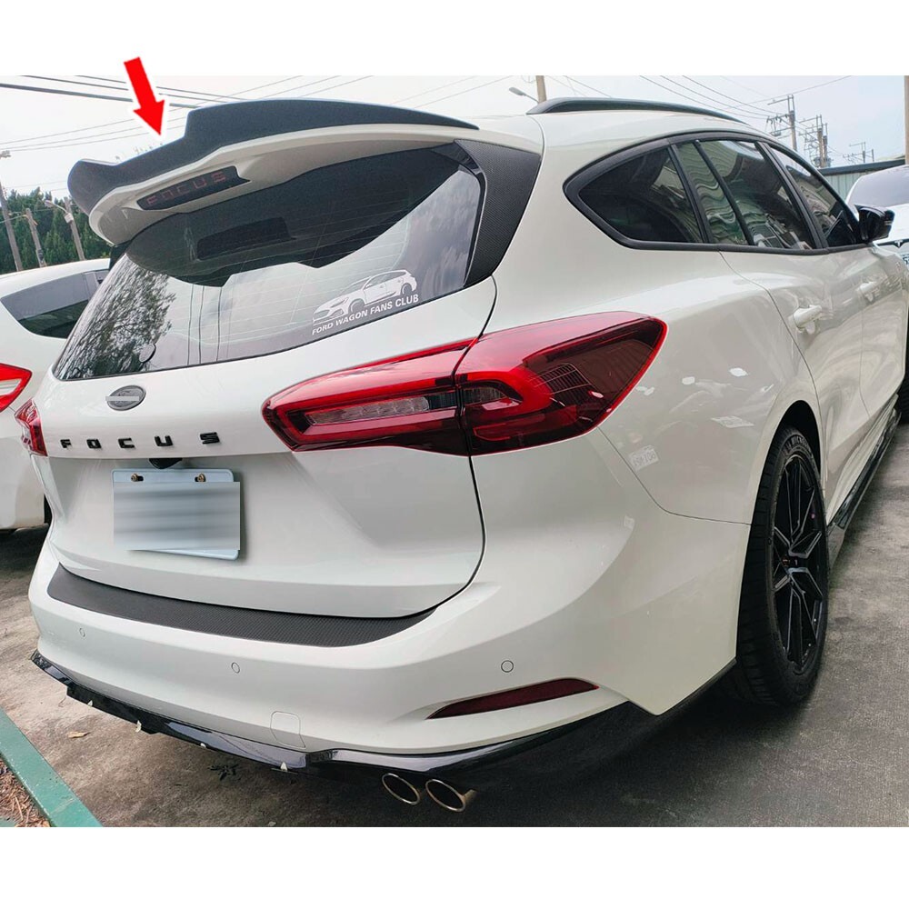 Unpainted Fit For Ford Focus MK4 5Dr ST-Line V Look Rear Roof Spoiler Wing 2023