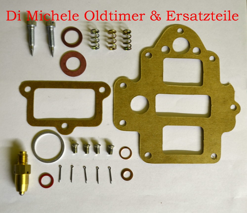 40 DCO 3 Weber Carburetor Maintenance Kit for Maserati A6 300S with .0155 Jets