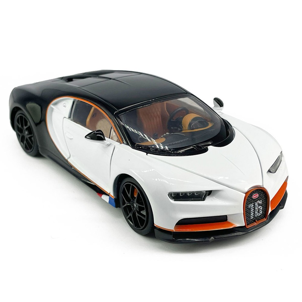 1:32 Scale 2019 Chiron Alloy Diecast Model Car in White – Perfect Gift for Boys and Kids