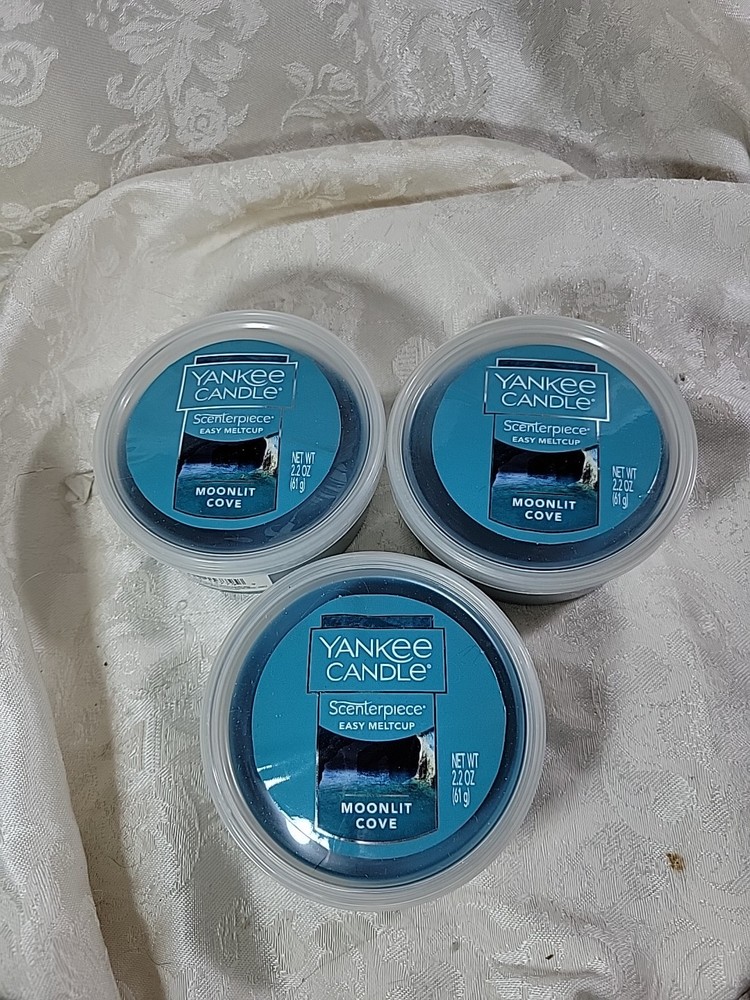 Yankee Candle Moonlit Cove Meltcup Set of 3 Fresh Scented Wax Melts
