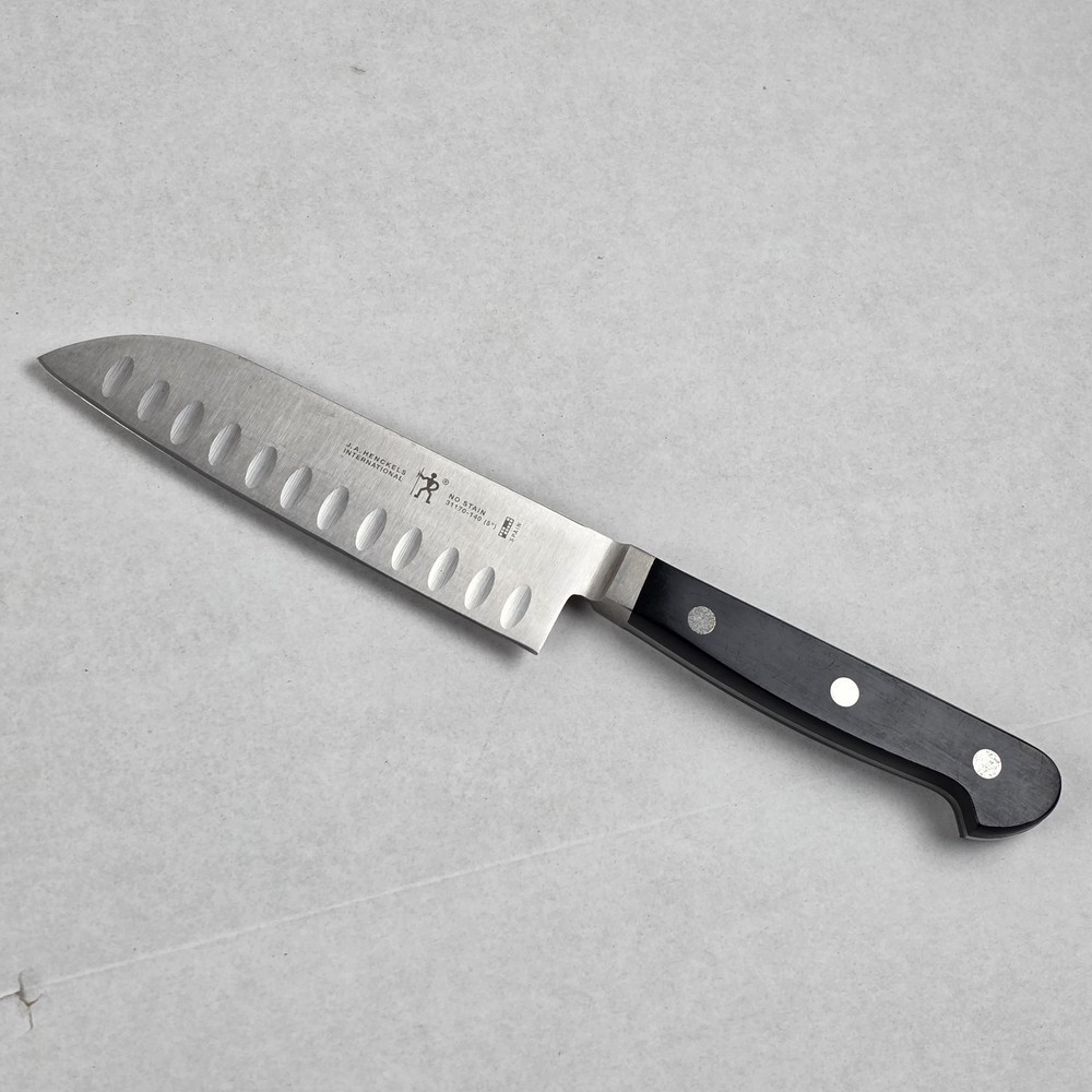 JA Henckels International Santoku Knife with Hollow Edge and Full Tang 31170-140