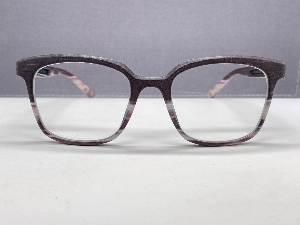 Powder & Heat Eyeglasses Frames Woman Brown Square 3D Printed Germany 307 Medium