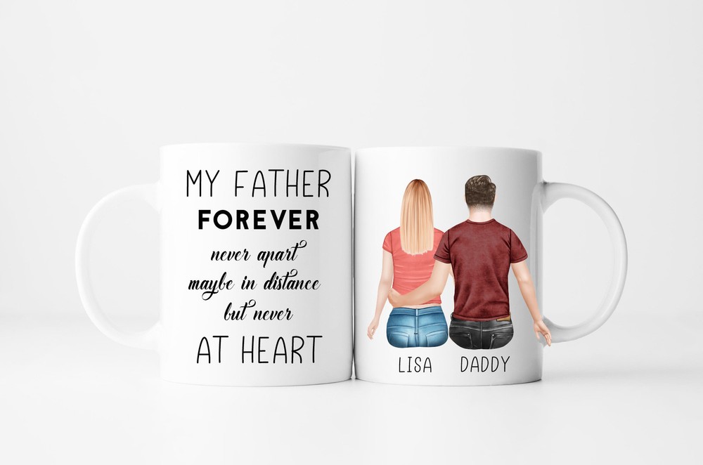 Fathers Day Mug Dad Coffee Mug Father And Daughter Gift Mug For Father Mug From-image