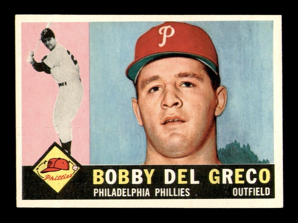 1960 Topps #486 Bobby Del Greco NM Baseball Card OBGcards