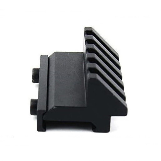 45-Degree Offset Weaver Rail Mount Adapter with 5 Slots Made of Durable Aluminum
