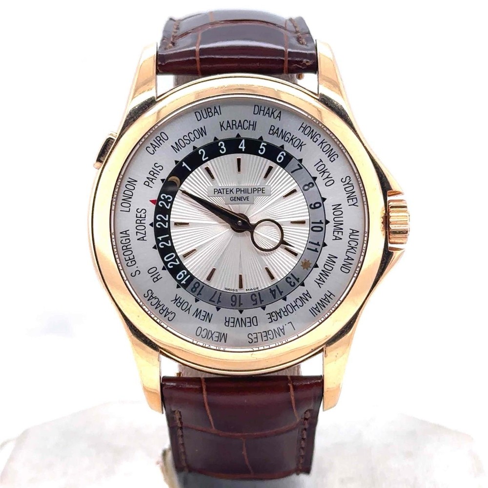 Patek Philippe World Time Automatic 40mm 18k Rose Gold Men's Watch 5130R-001