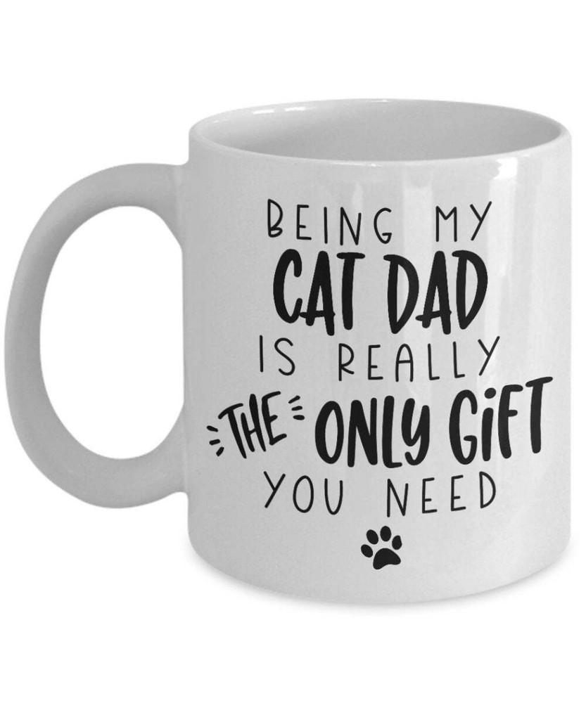 Cat Dad Gift For Cat Dad Cat Dad Birthday Gift Cat Dad Fathers Day Gift Cat Dad