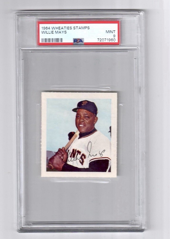 1964 Wheaties Stamps - WILLIE MAYS - PSA 9