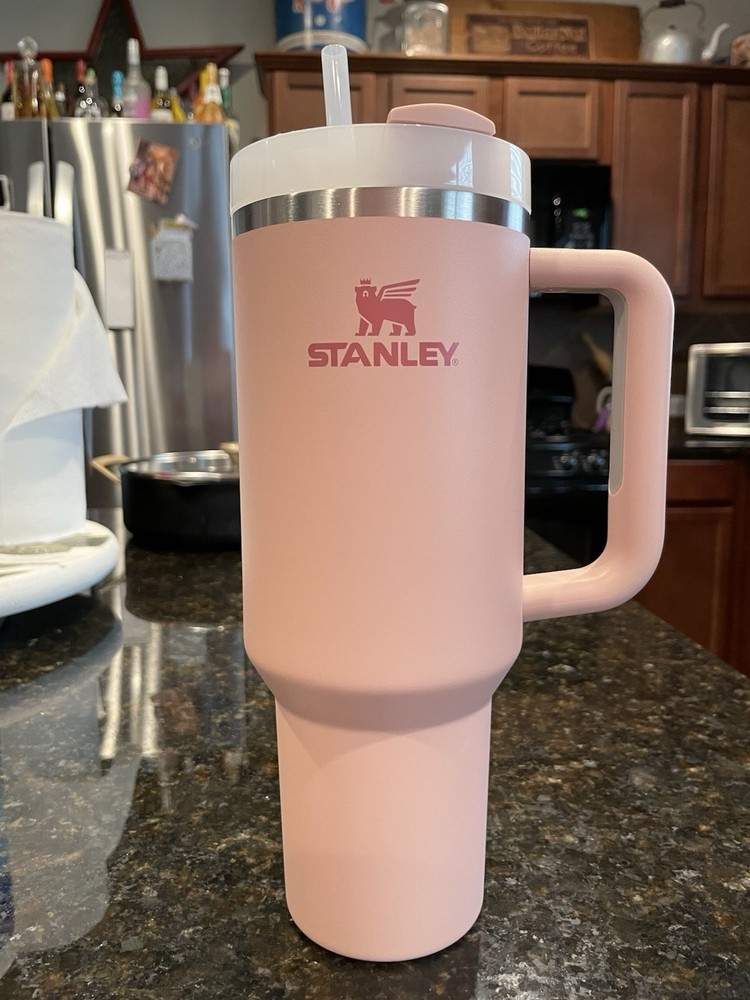 Stanley 40oz Quencher Tumbler in Dark Pink