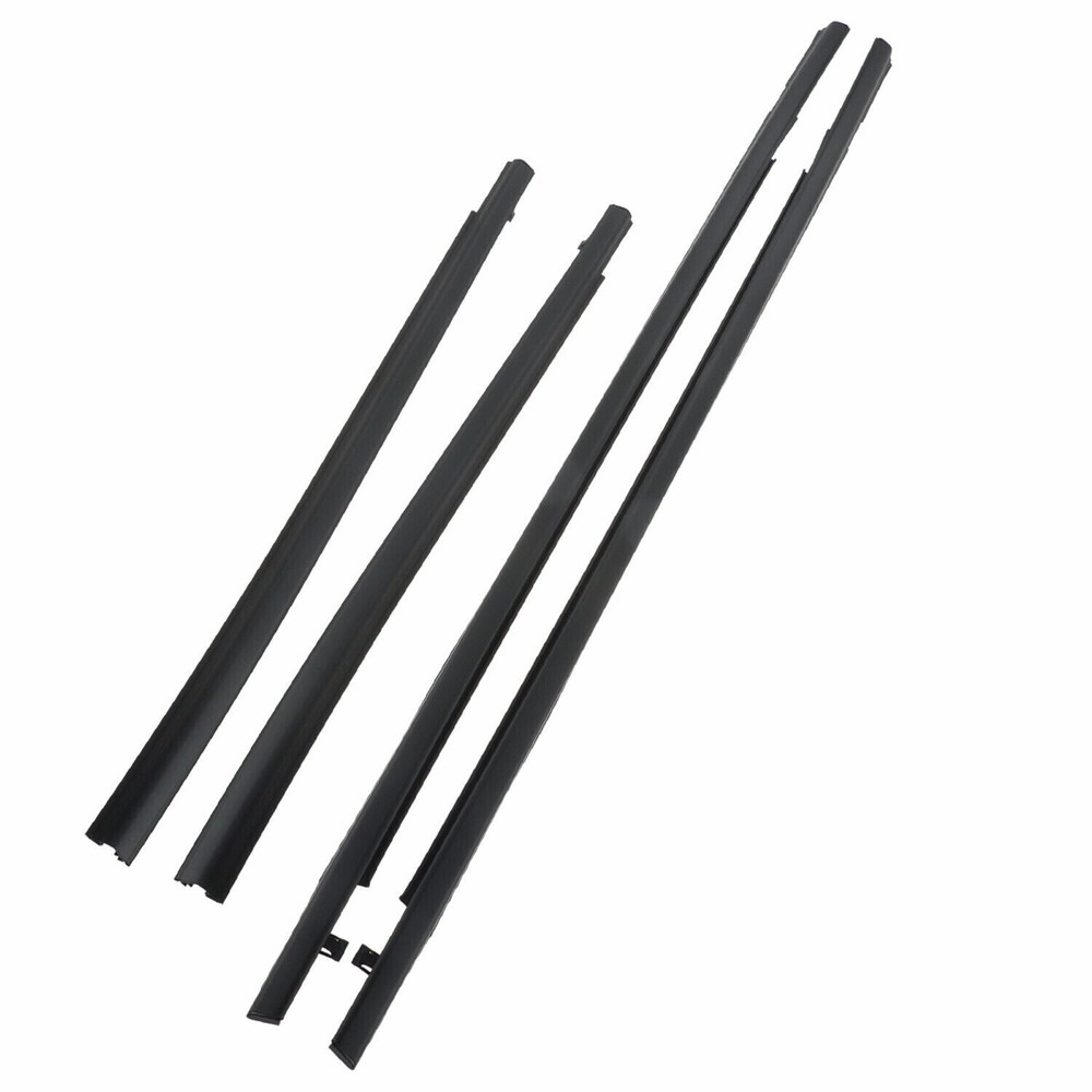 For Honda Fit 2007 2008 Car Outside Door Glass Window Weatherstrip Trim 4x