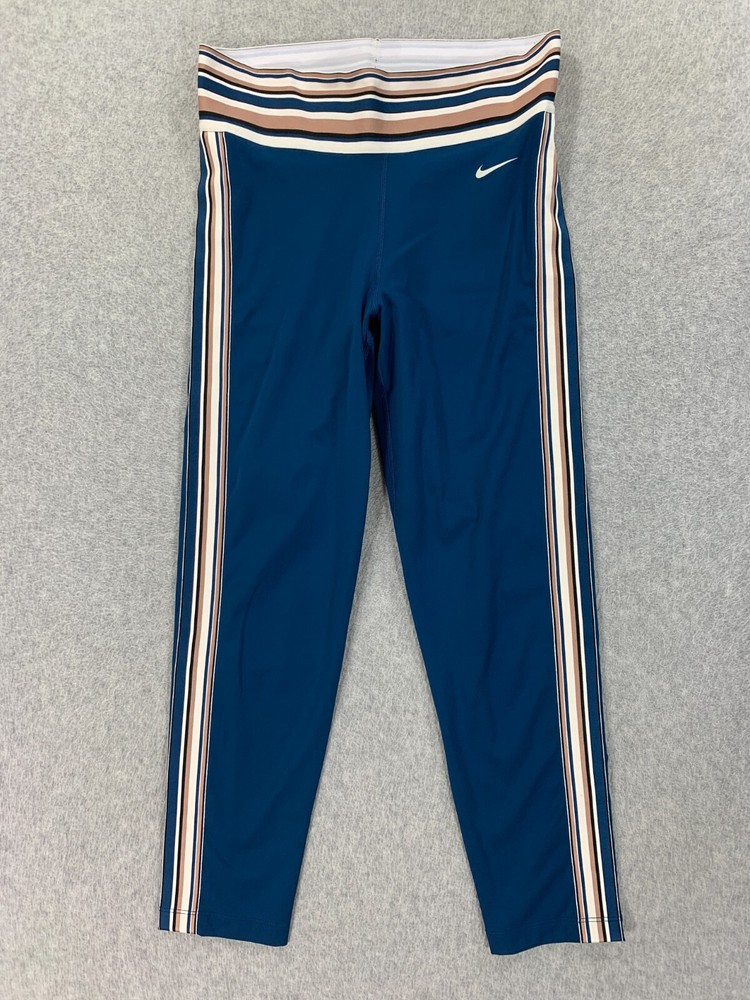 Nike Pro Dri Fit Compression Leggings (Women's Medium) Teal