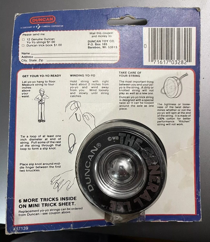 Duncan The Dukes Of Hazzard General Lee Yo-Yo Toy