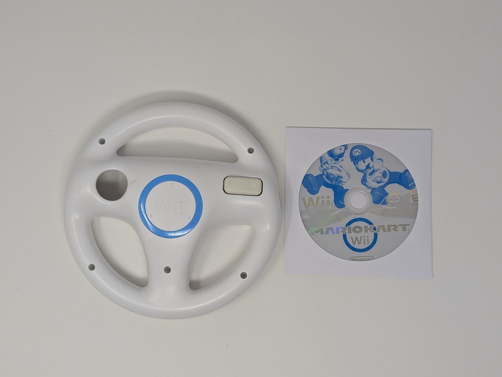 Mario Kart Wii with Wheel, 2008 Nintendo Wii