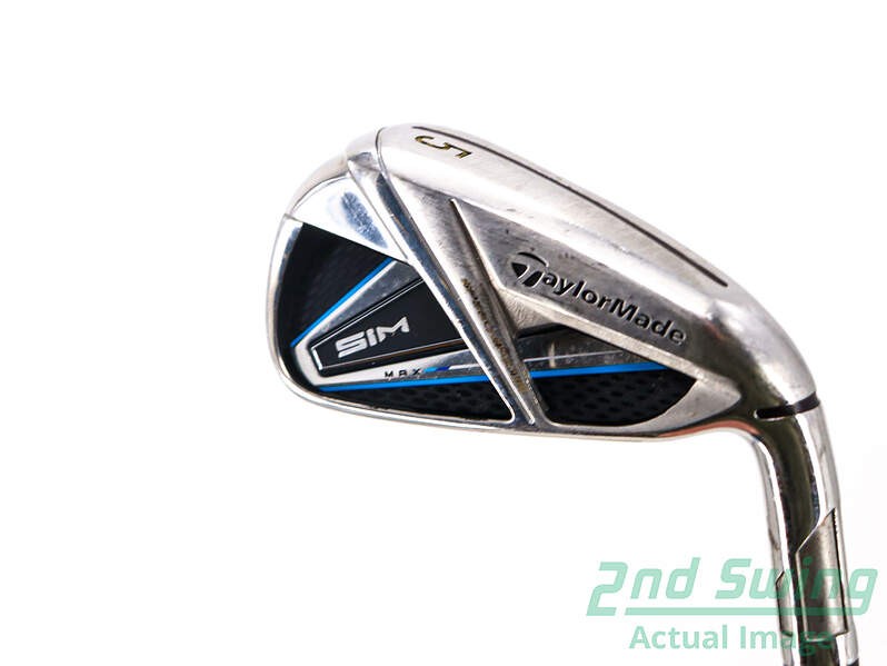 TaylorMade SIM MAX 5 Iron Steel Regular Right 38.5 Inches