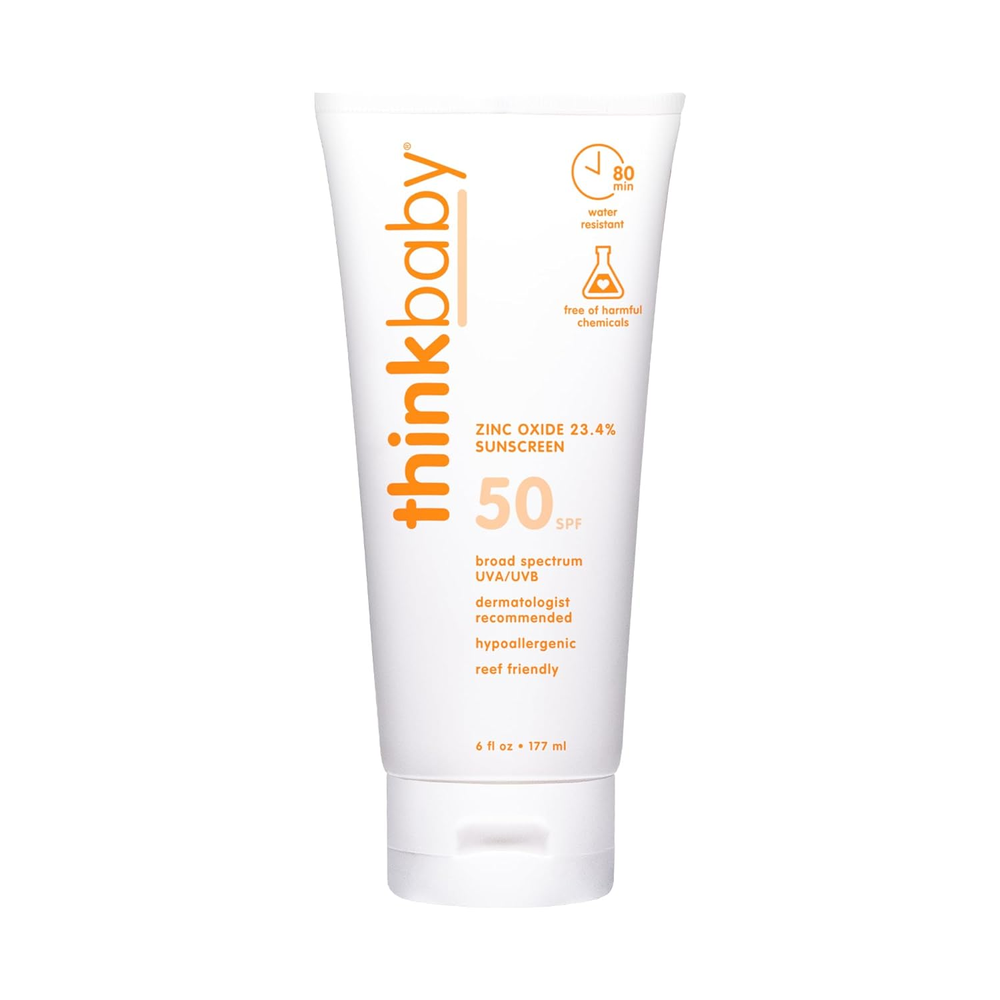Baby SPF 50+ Mineral Sunscreen – Safe Natural Water-Resistant Sunblock for Babies