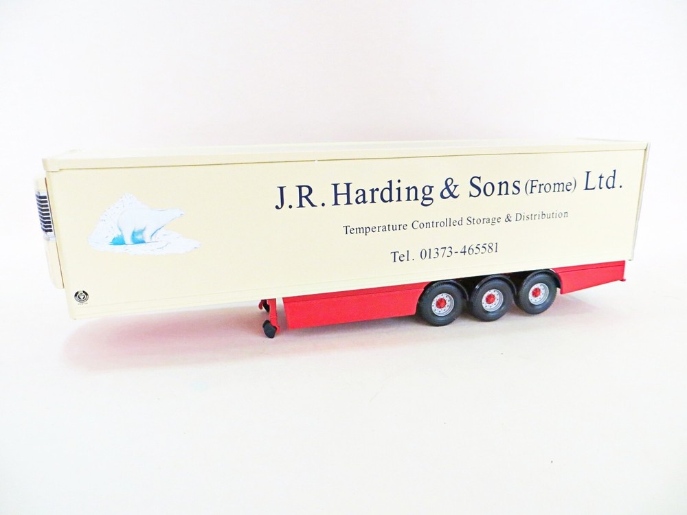 CORGI '3x AXLE FRIDGE/REFRIGERATED TRAILER, J R HARDING & SONS' 1:50. CC12215