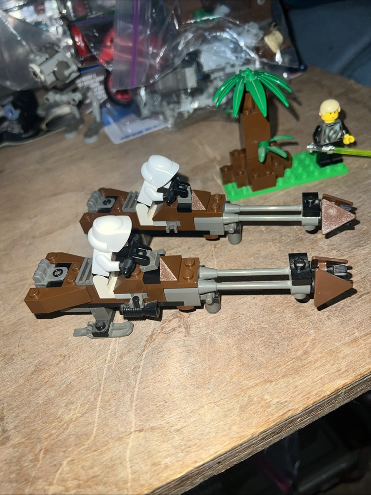 LEGO Star Wars Speeder Bikes Set 7128 Fully Complete with All Parts