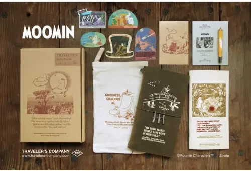 Traveler's Notebook Moomin Collaboration Moomin family Limited Set New