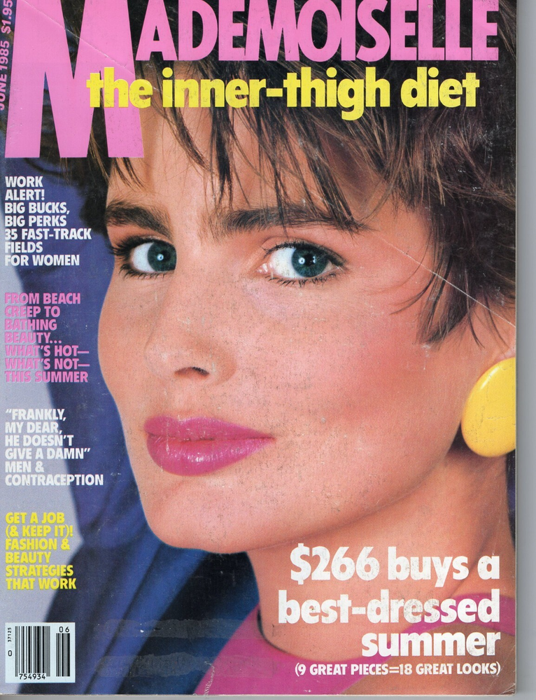 Mademoiselle Magazine June 1985 Alexis Singer Inner Thigh Diet RARE