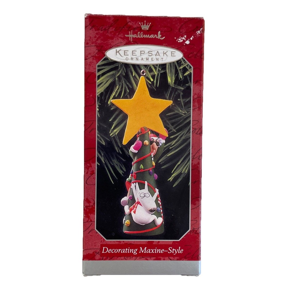 Vintage 1998 Hallmark Keepsake Maxine Christmas Ornament