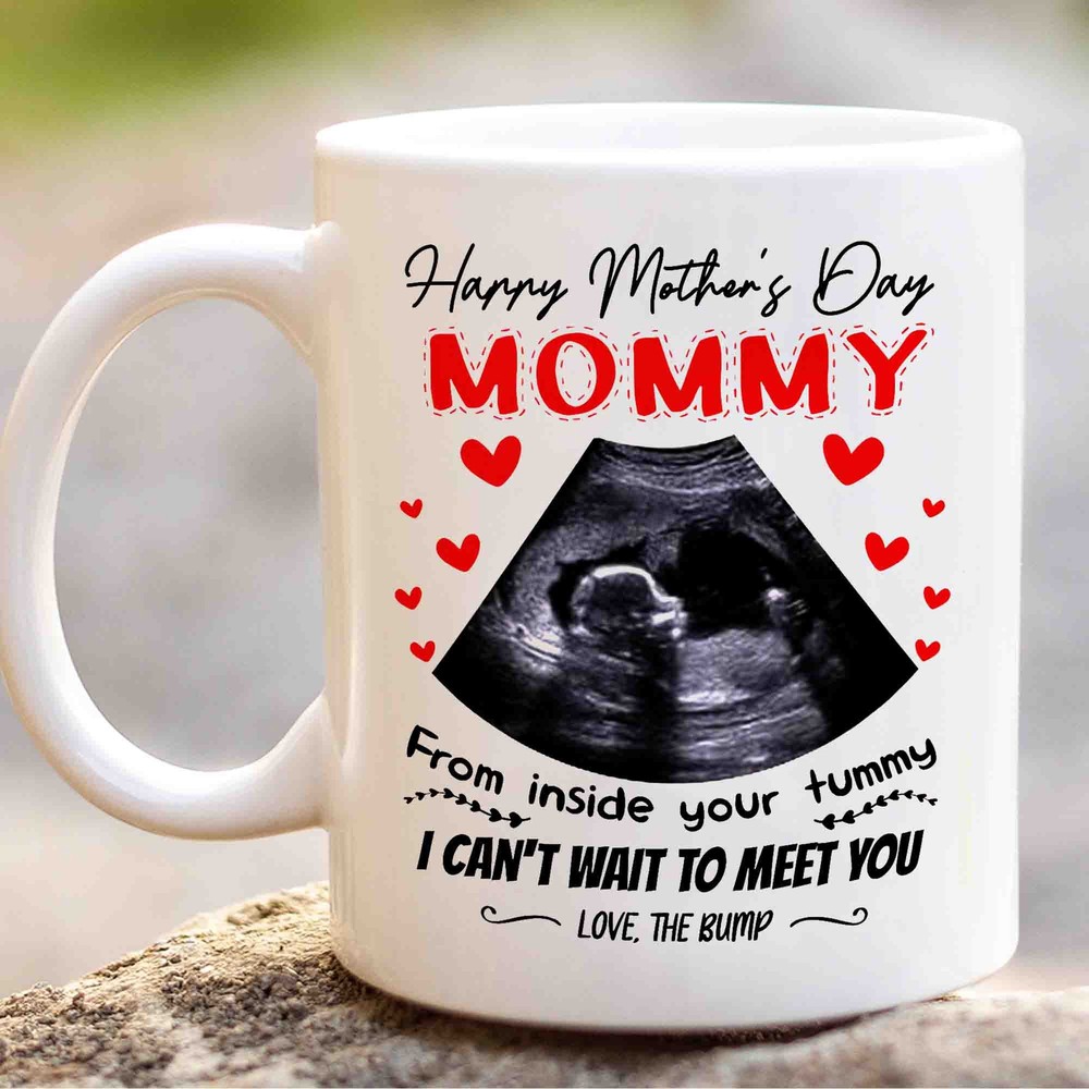 Personalized Can't Wait To Meet You Mommy Mug Custom Gift For Mom Mom Gift Mom