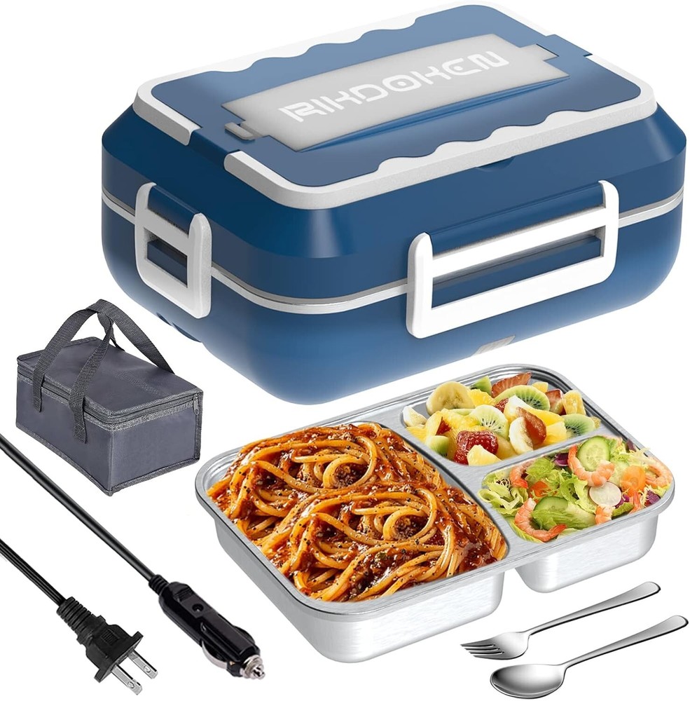 Portable Electric Lunch Box for Hot Meals - 110V Car & Office Heater