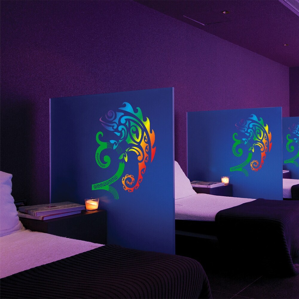 Full Color Colorful Chameleon Animal Zoo Full Color Wall