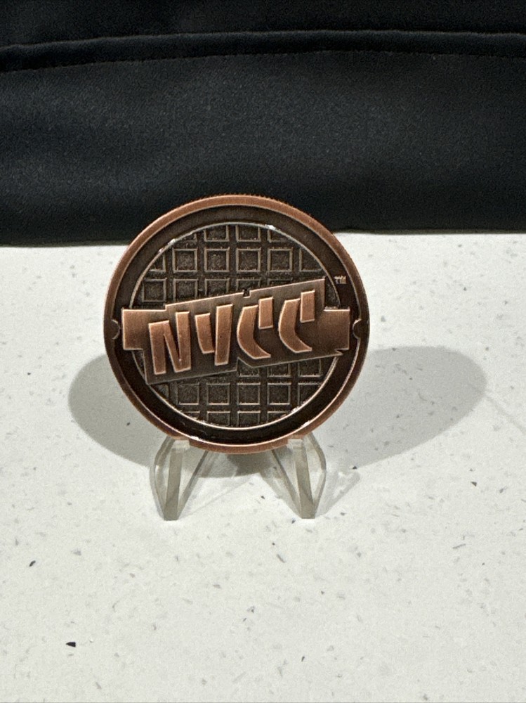 NYCC Challenge Coin New York Comic Con BRONZE medal Medallion RARE