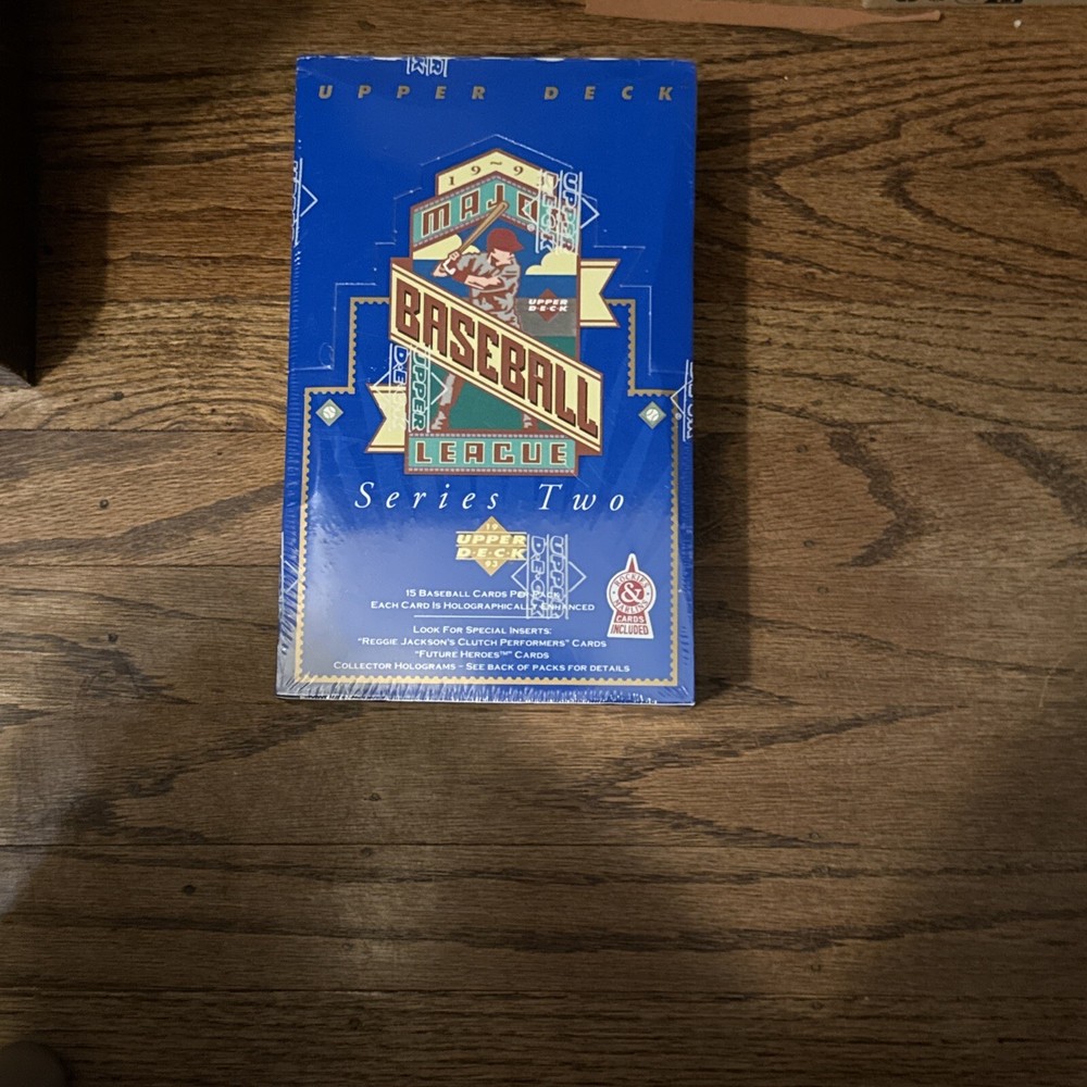 1993 Upper Deck Series 2 Baseball Hobby Box 36 Packs Sealed