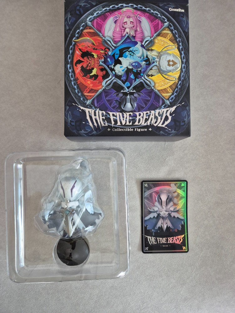 Cookie Run Kingdom Super Rare Secret Figure White Silent Salt Cookie Limited New